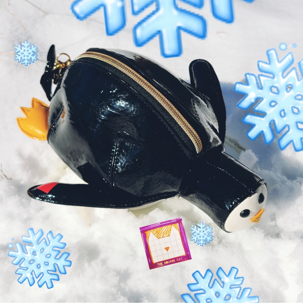 MR. Bond the ADORABLE PENGUIN! cute BJ wristlet!
